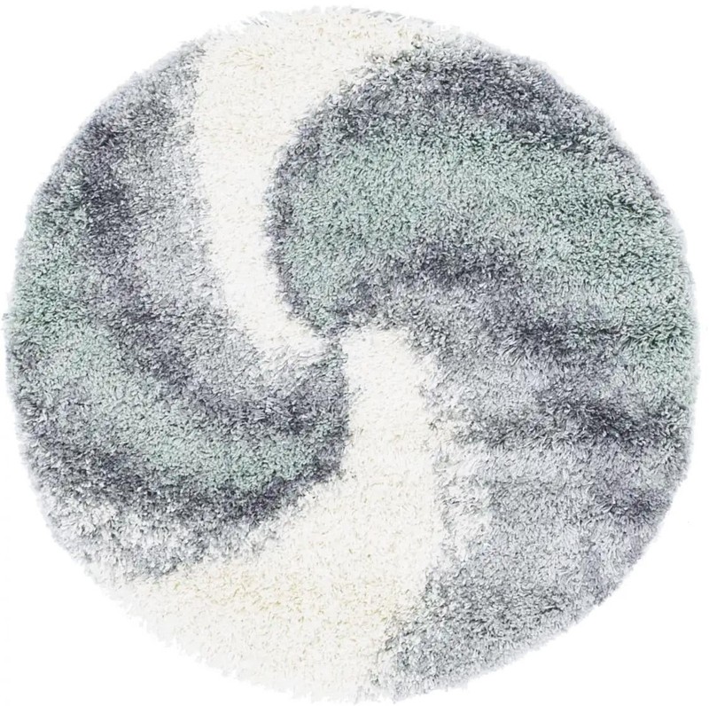 Marvin · Abstract Shag Rug, sage green