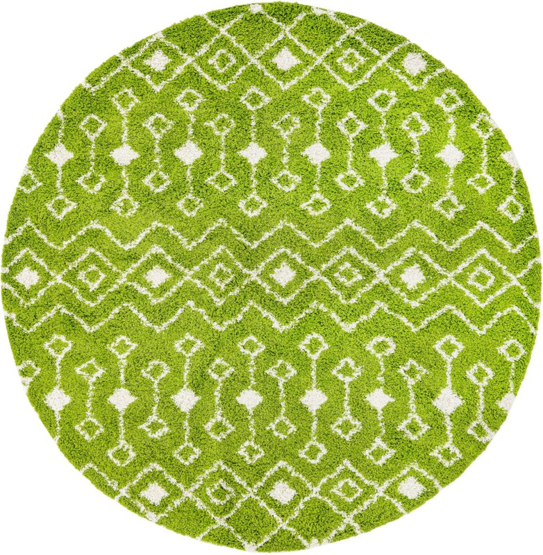 10' x 10' Bayley · Chevron Shag Rug, green