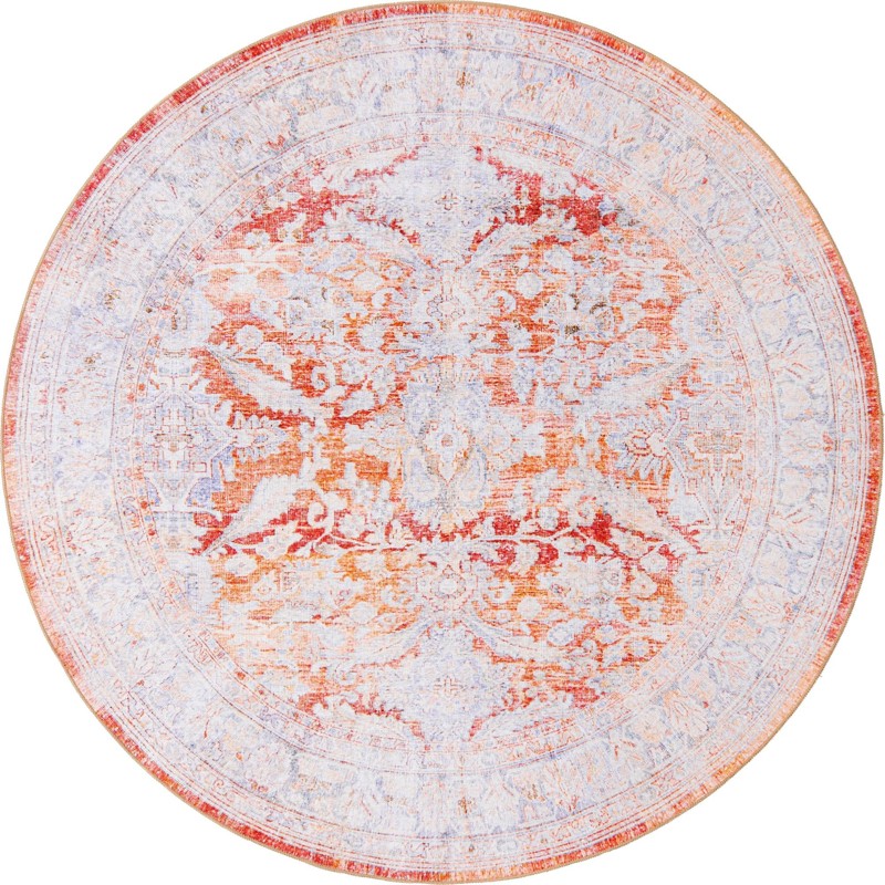 Augusta · Border Washable Rug, rustred