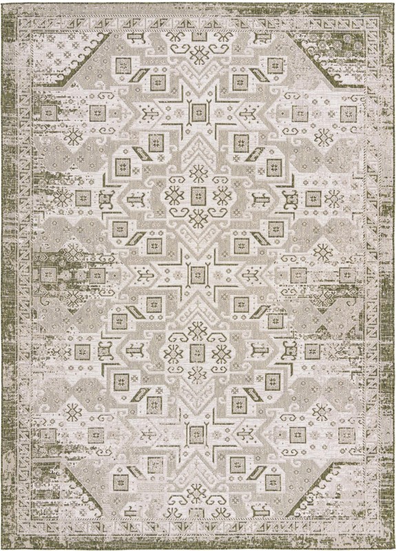 Estuary · Border Outdoor Rug, green
