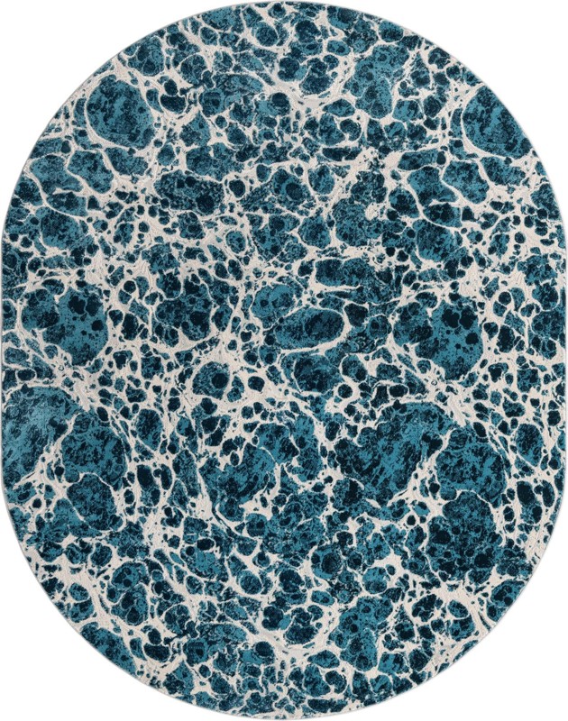 Lionel · Abstract rug, blue