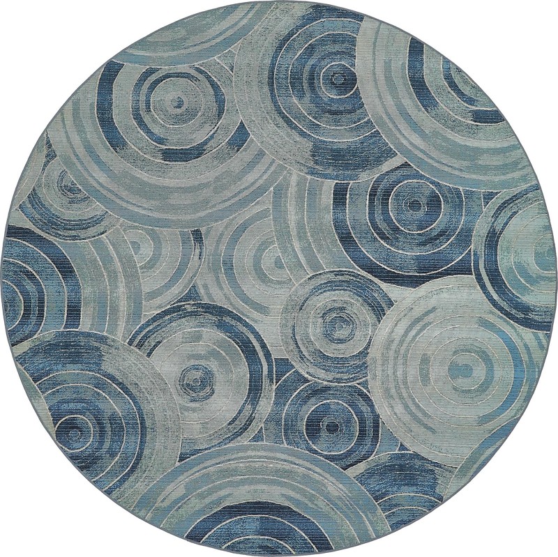 8' x 8' Lomax · Abstract Outdoor Rug