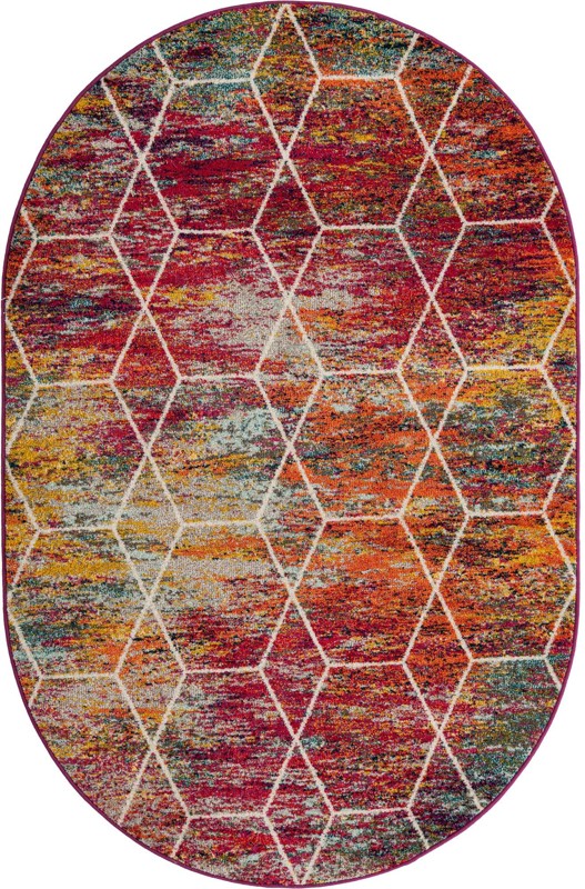 5' 3 x 8' Galloway · Abstract rug