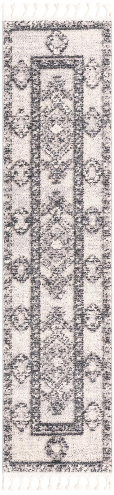2' x 8' Hillcrest · Border rug, sand