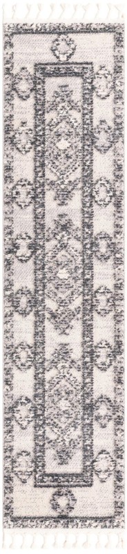 2' x 8' Hillcrest · Border rug, sand