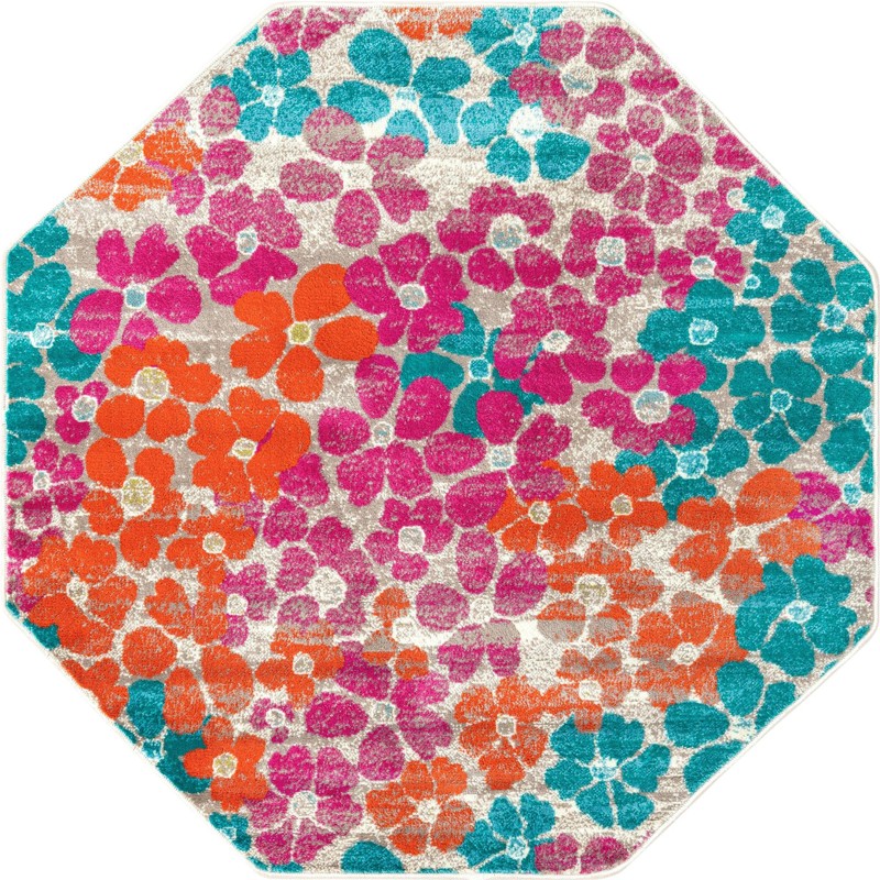 Portage · Floral / botanical rug, multi