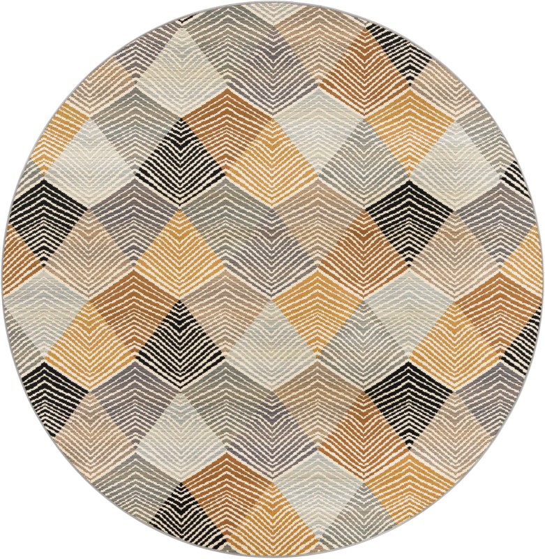 7' 10 x 7' 10 Reed · Chevron Outdoor Rug, gray