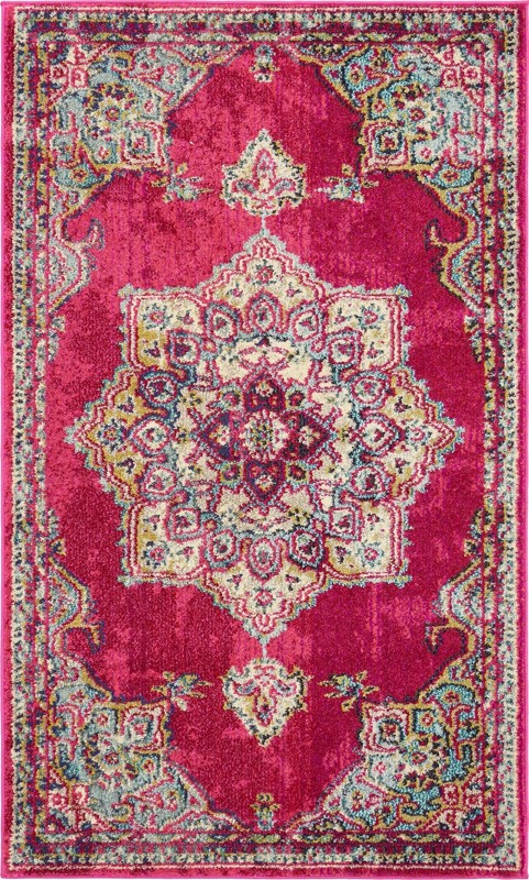 3' 3 x 5' 3 Birchard · Border Washable Rug