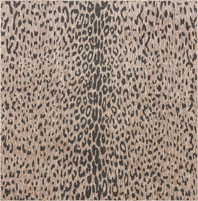 10' x 10' Winterberry · Animal print Outdoor Rug, natural