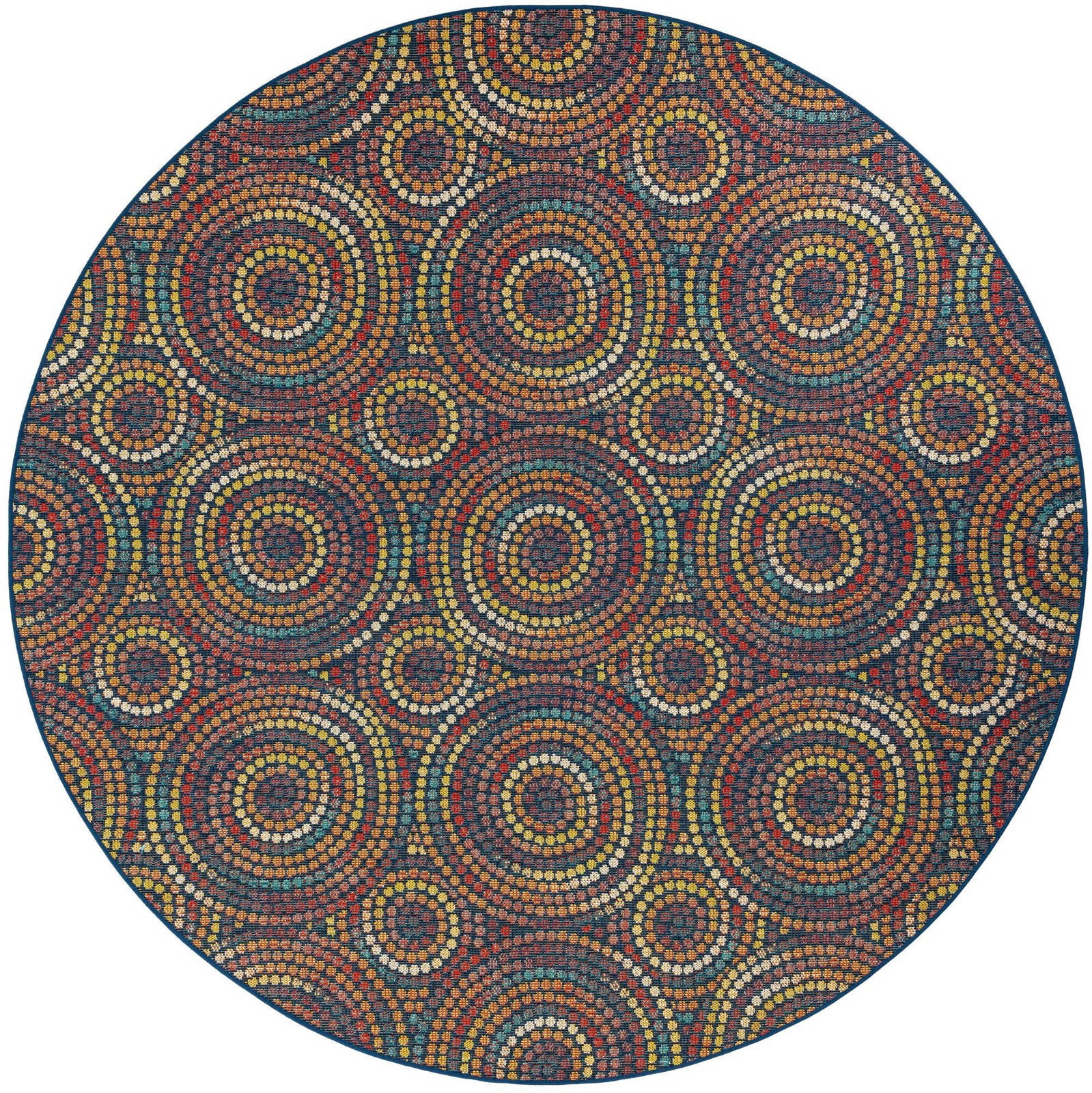 10' x 10' Wimberly · Geometric Outdoor Rug, multi