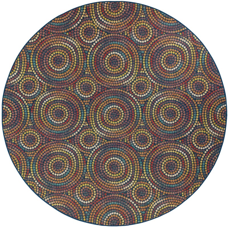 10' x 10' Wimberly · Geometric Outdoor Rug, multi