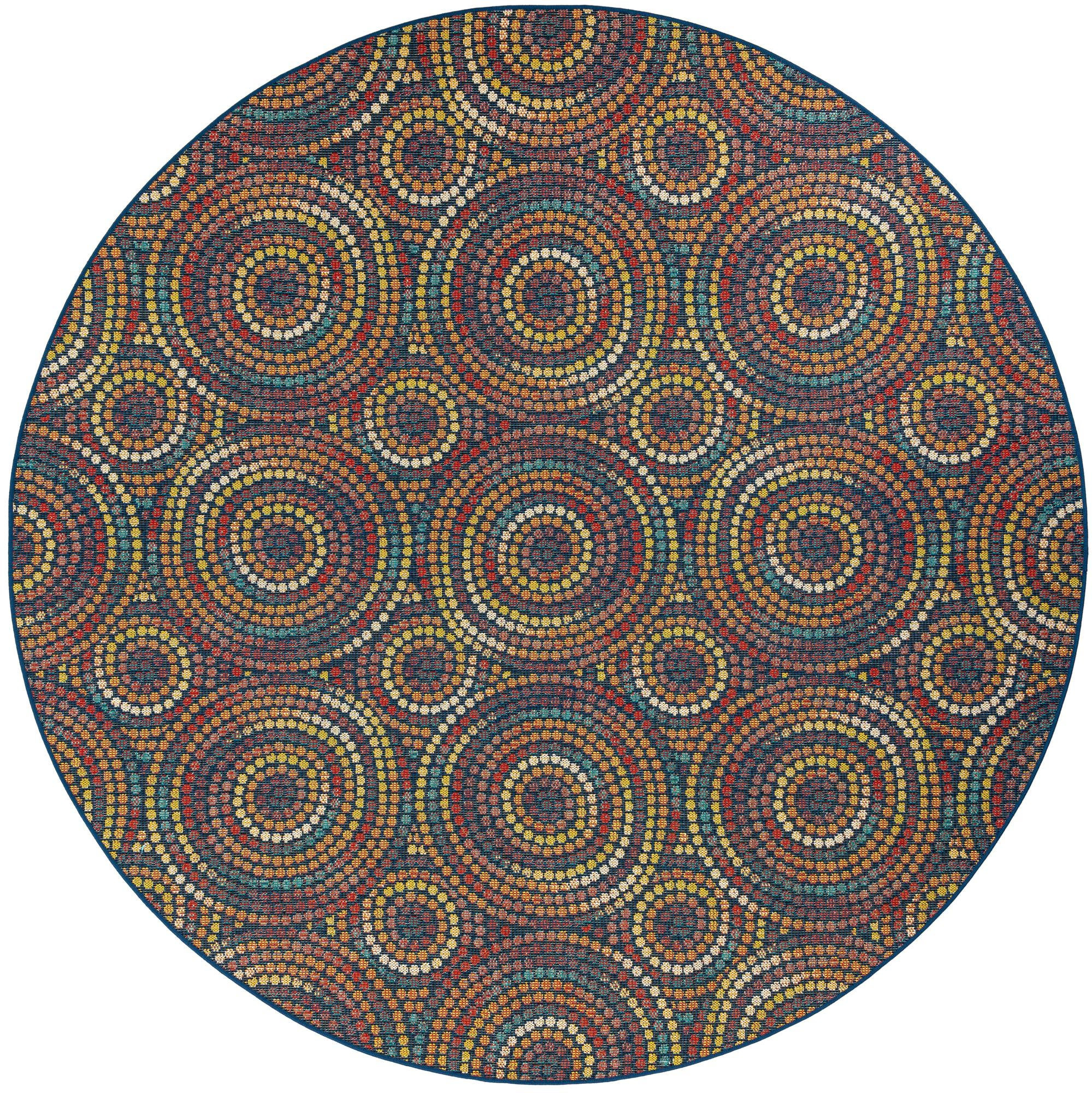 10' x 10' Wimberly · Geometric Outdoor Rug, multi