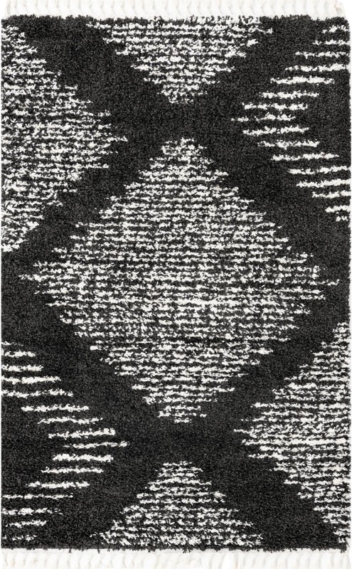 5' 3 x 8' Cobble · Diamond Shag Rug