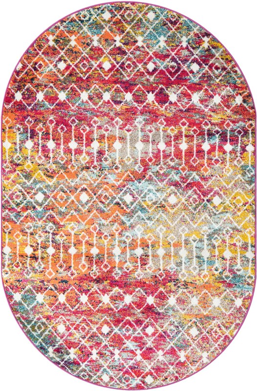 5' 3 x 8' Boswell · Diamond rug, multi