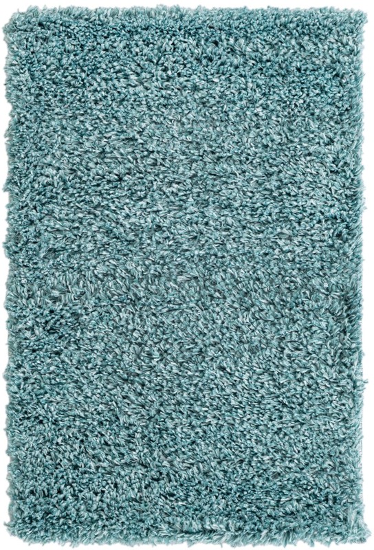 Dunham · Solid shag rug, aqua