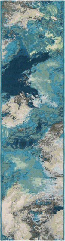 2' x 8' Lomax · Abstract Outdoor Rug