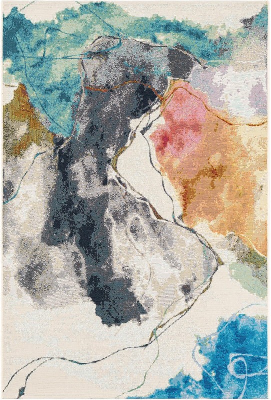 4' 1 x 6' 1 Lomax · Abstract Outdoor Rug