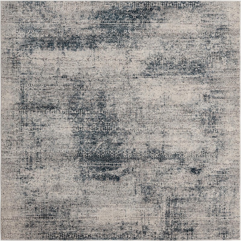 Pryor · Abstract rug, blue