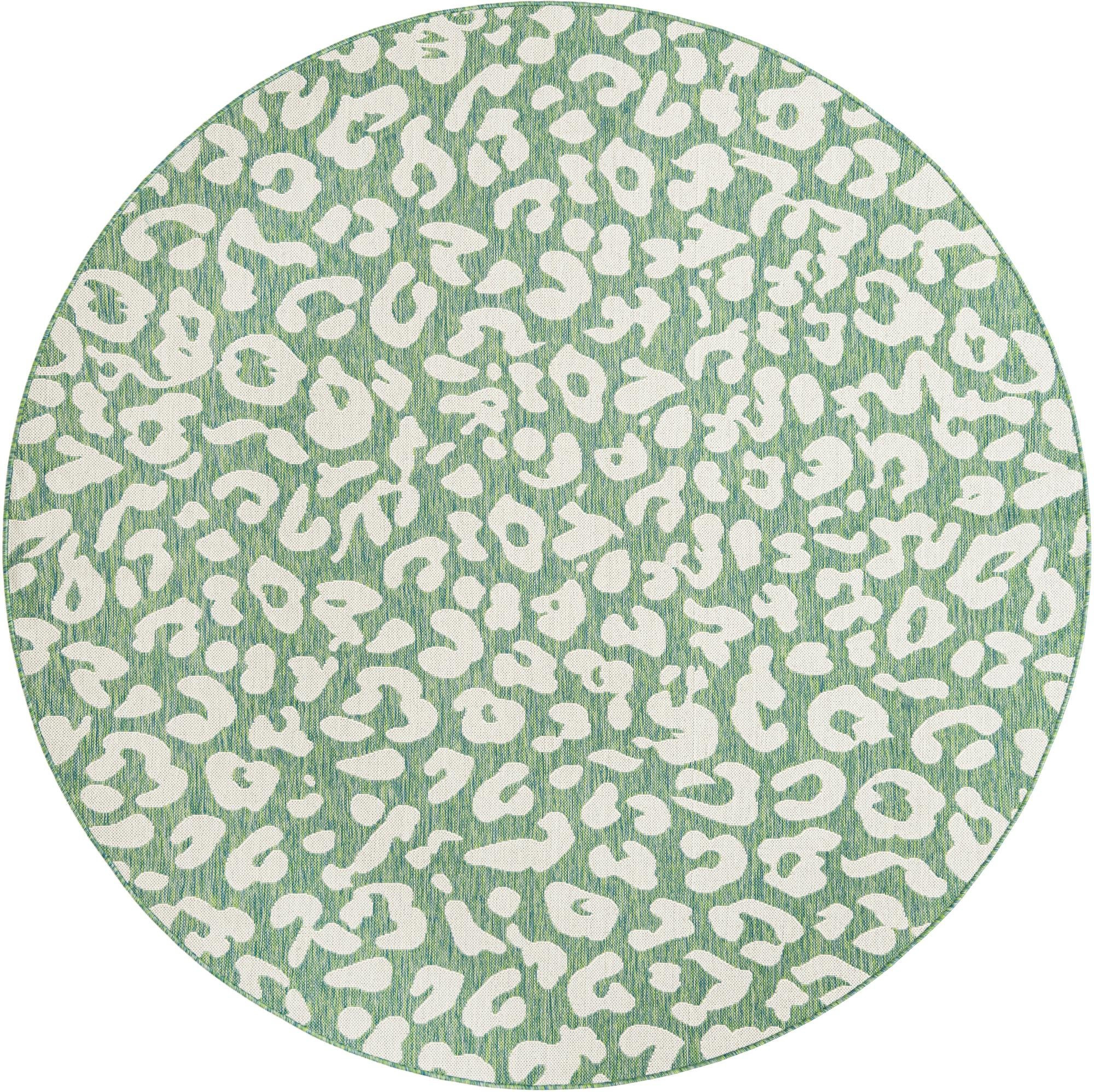 7' 10 x 7' 10 Cardamom · Leopard Outdoor Rug