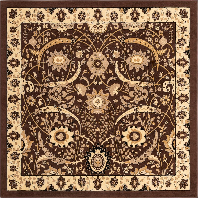 7' 10 x 7' 10 Akers · Border rug