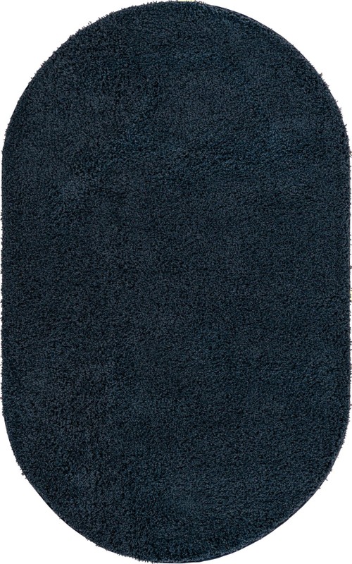5' x 8' Hartwell · Solid Shag Rug, navyblue
