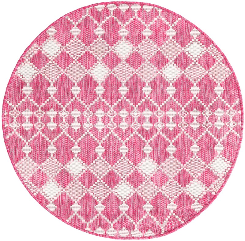 Ramsden · Diamond Outdoor Rug, magenta