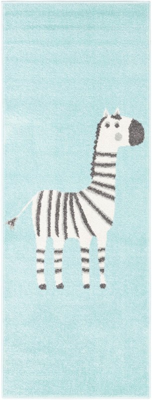 Ireton · Pictoral rug, teal