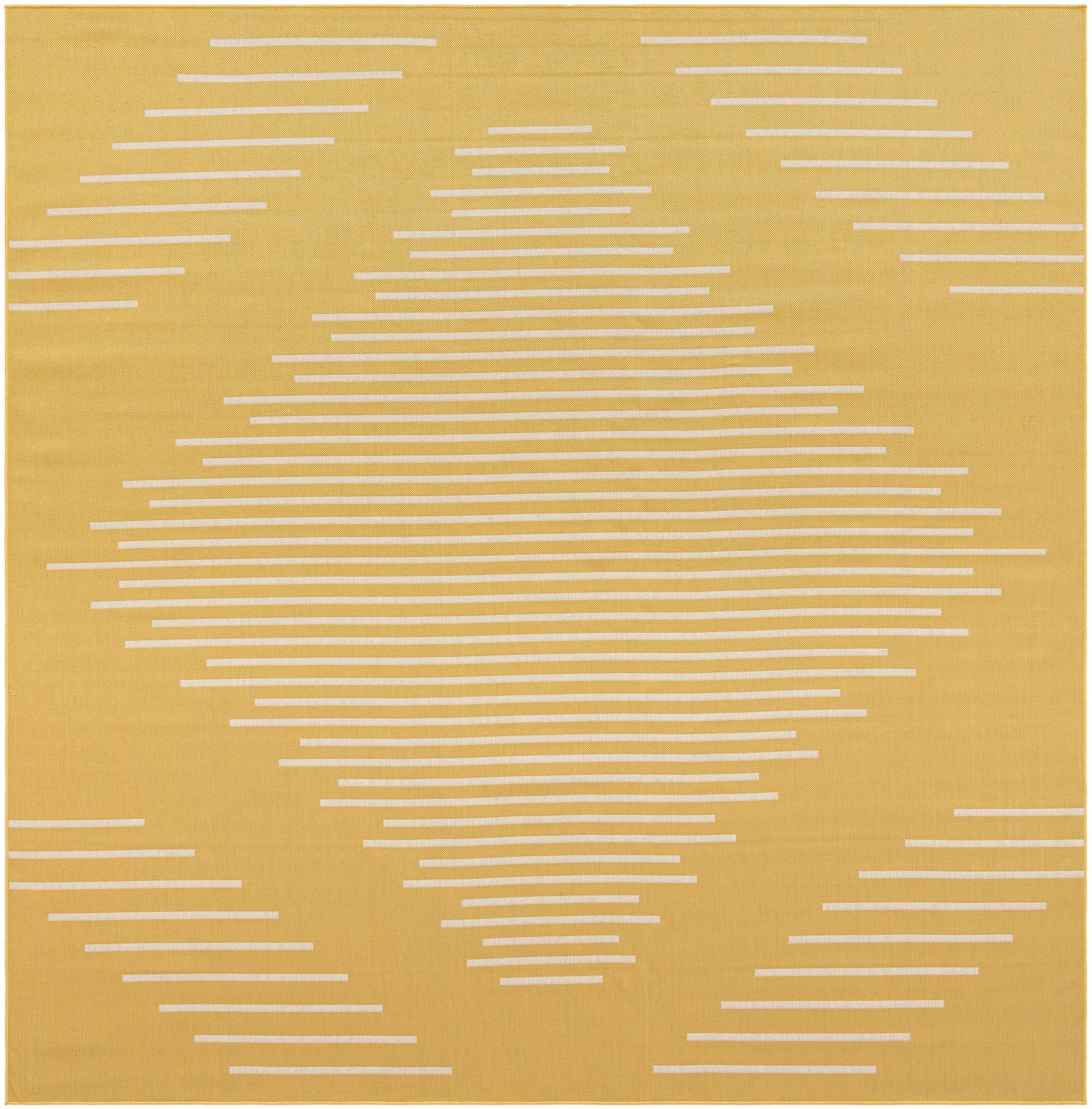 10' 8 x 10' 8 Harlow · Diamond Outdoor Rug, yellow