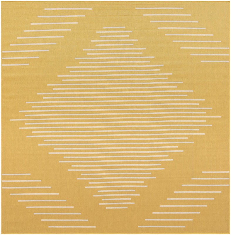 10' 8 x 10' 8 Harlow · Diamond Outdoor Rug, yellow