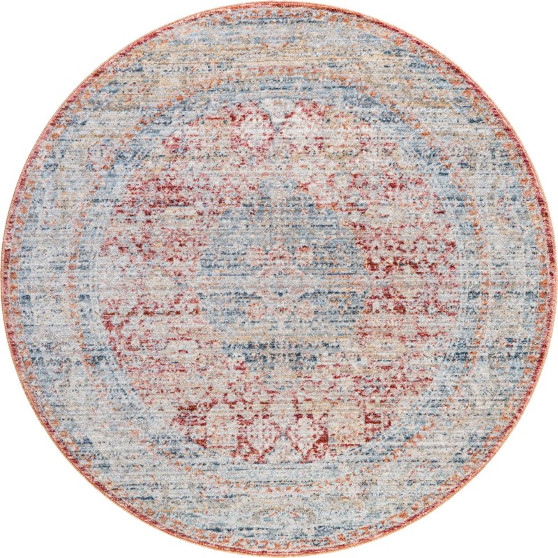 Meridian · Border rug, red
