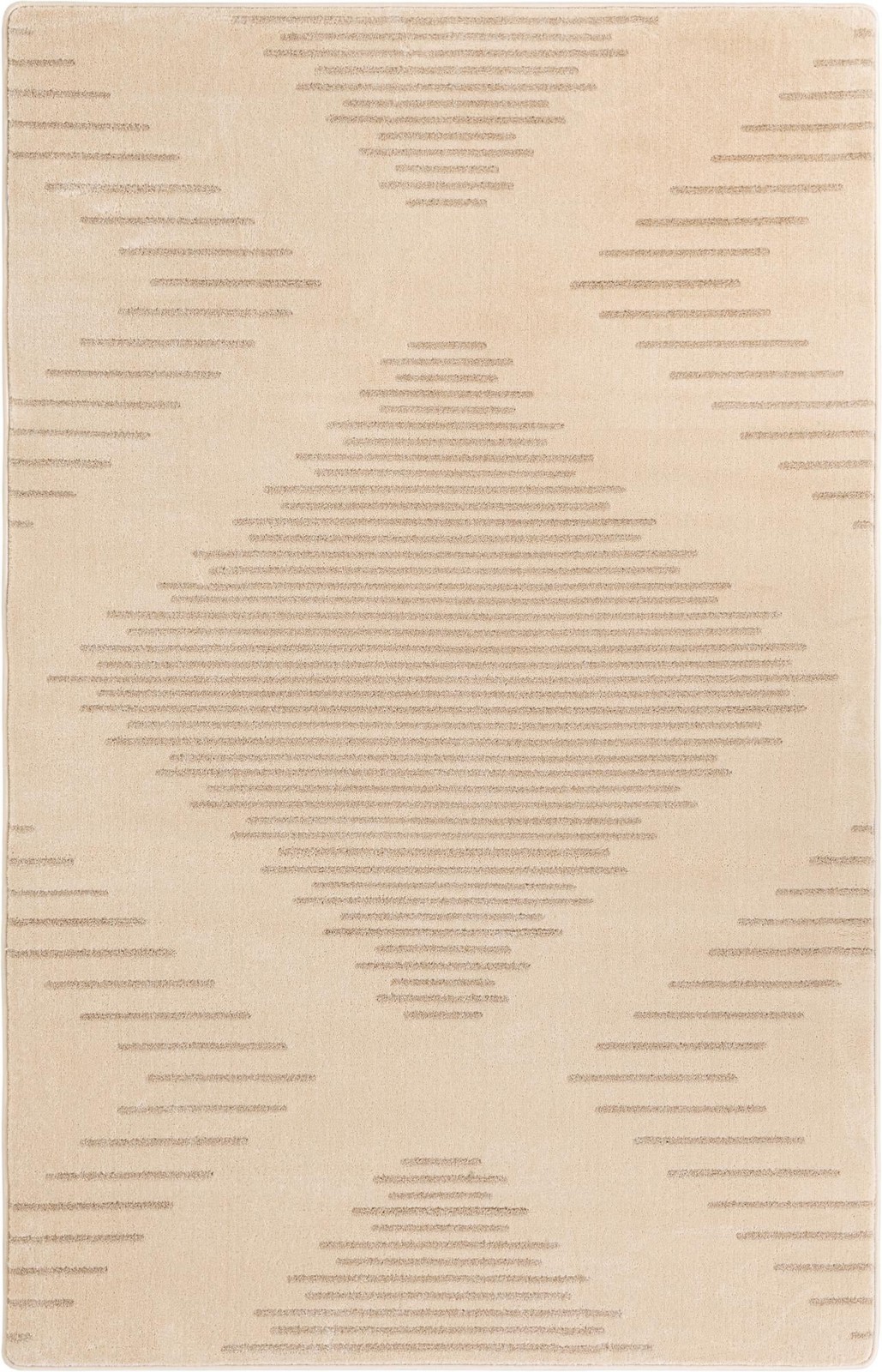 5' x 8' Ransom · Diamond rug, ivory