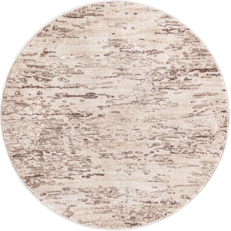 Ochre · Abstract rug, brown