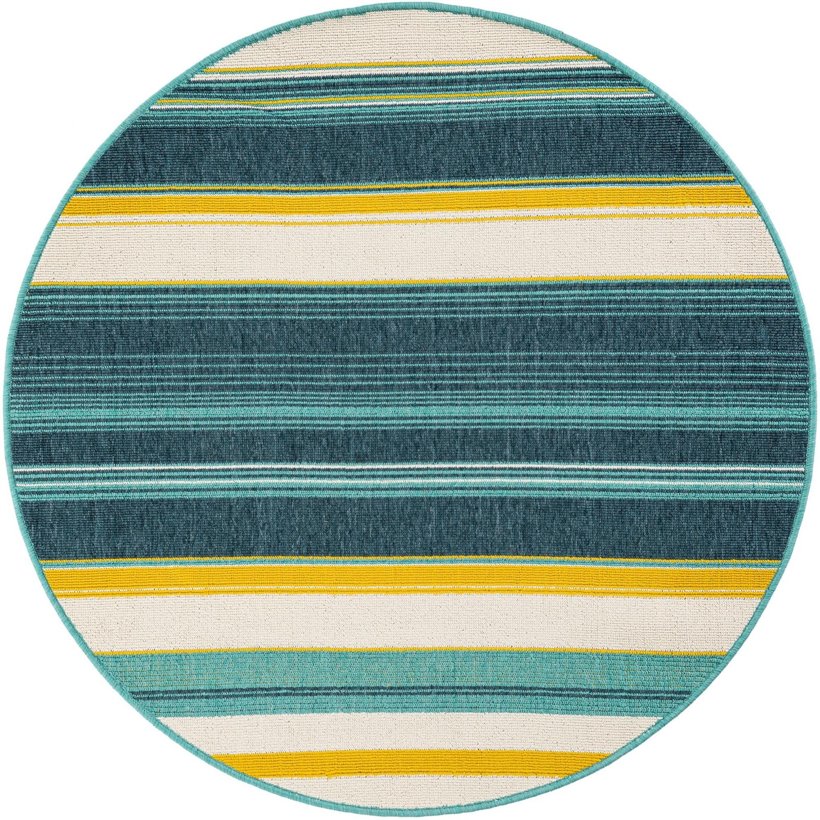 4' x 4' Larkin · Striped Outdoor Rug, multi