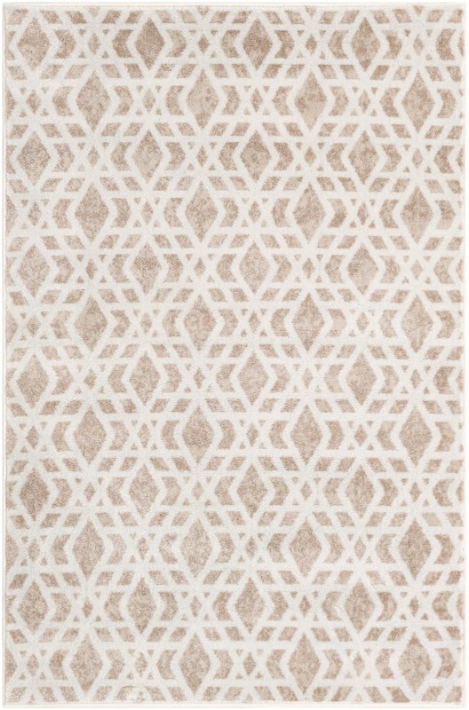 4' x 6' Otter · Diamond rug, ivory