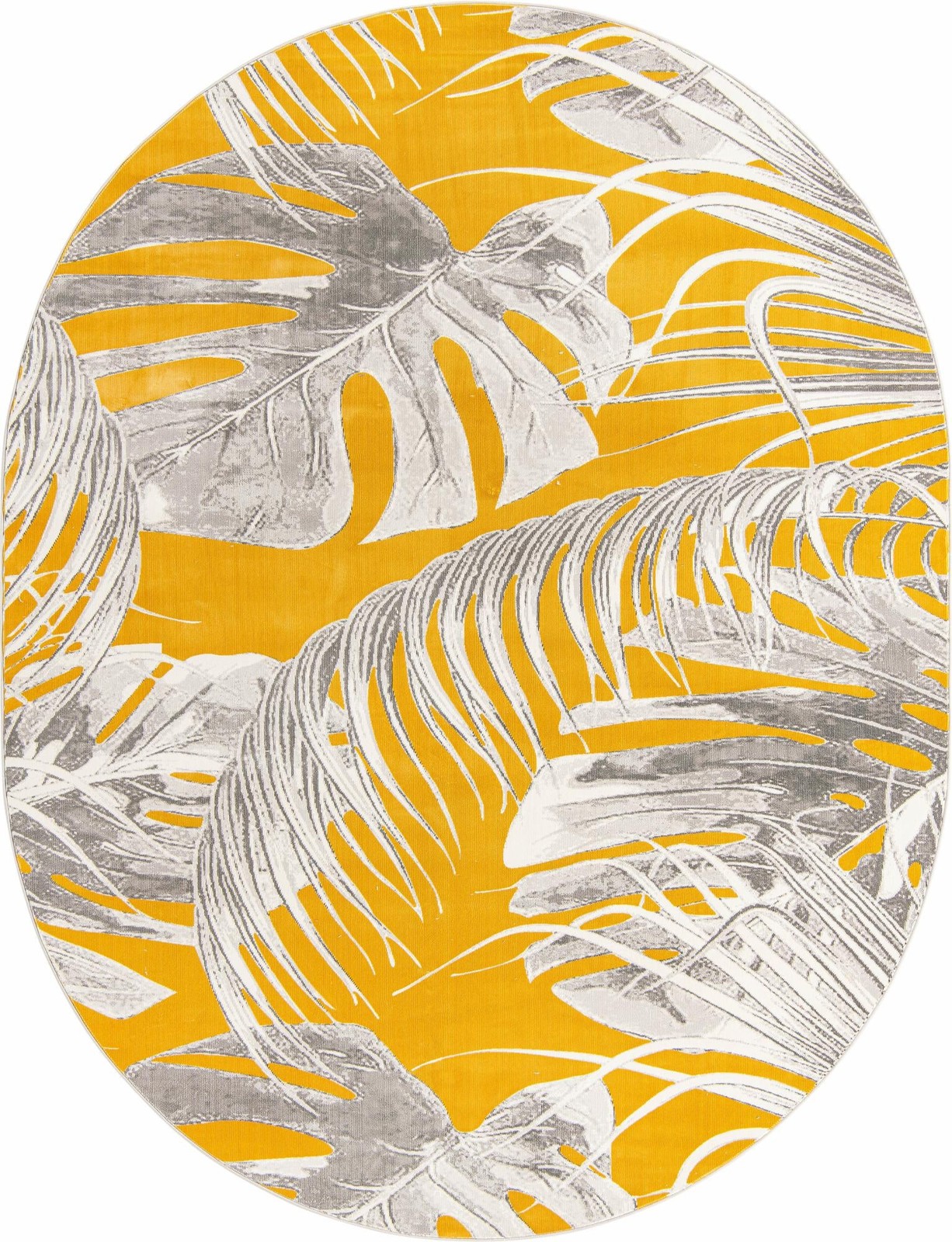 7' 10 x 10' Britton · Floral / botanical rug, yellow