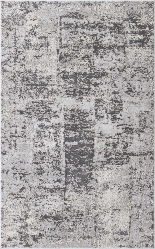 Evanston · Abstract rug, gray