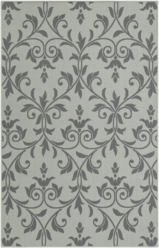 5' 3 x 8' Fanshawe · Floral / botanical Outdoor Rug