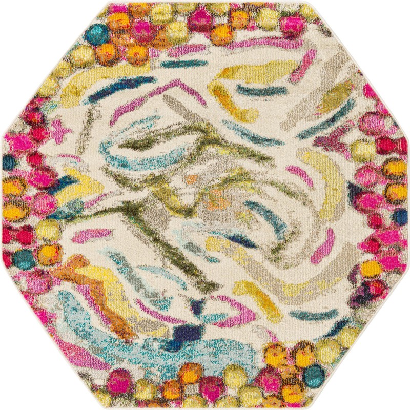 Hedges · Abstract Washable Rug, multi