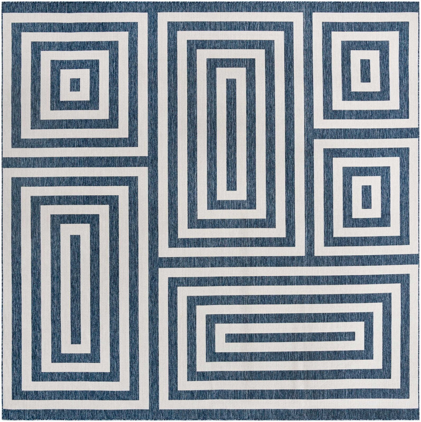13' x 13' Cumberland · Geometric Outdoor Rug, blue