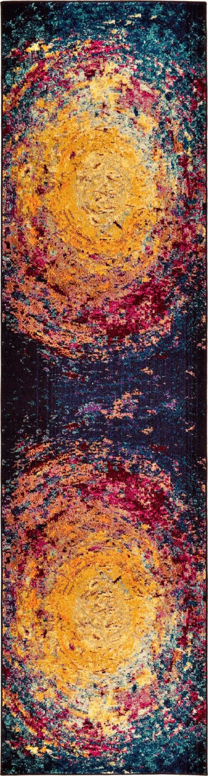 2' 7 x 10' Hawkins · Abstract Washable Rug