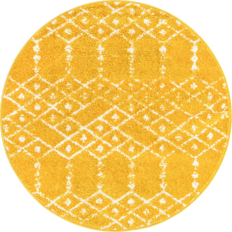 Newcomb · Diamond rug, yellow