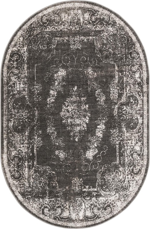 Stoner · Medallion rug, charcoal