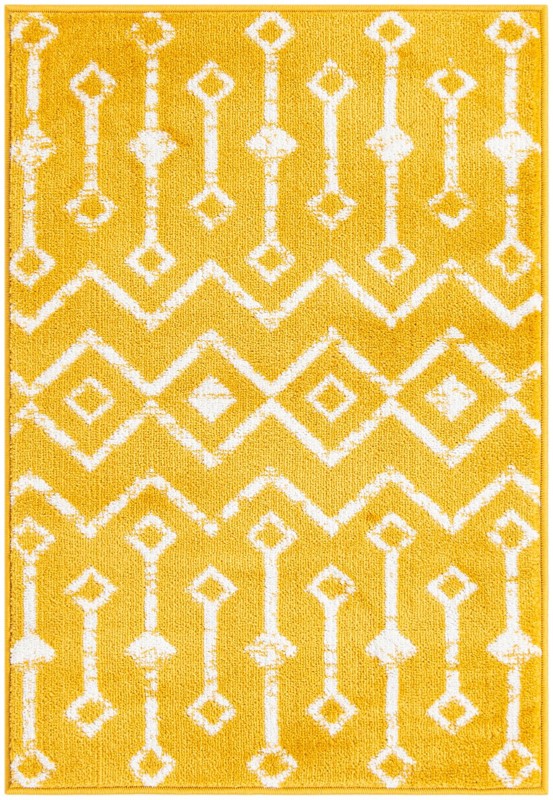 Dudley · Chevron rug, yellow