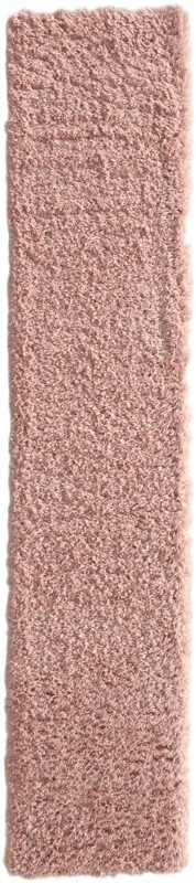 2' 7 x 12' Olympia · Solid Shag Rug, pink lace