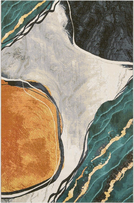 6' 1 x 9' Lomax · Abstract Outdoor Rug