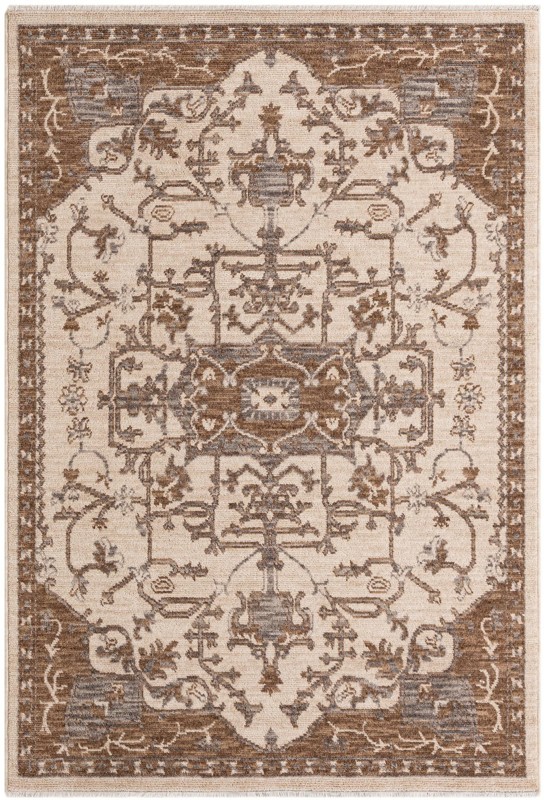 5' x 7' 7 Colter · Border rug, ivory