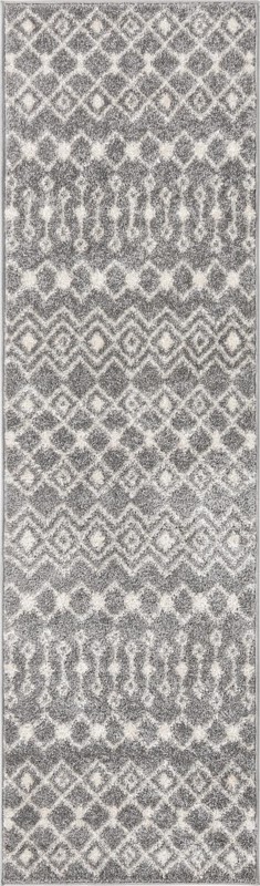 Boswell · Geometric rug, gray and ivory