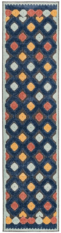 2' x 8' Beale · Border Outdoor Rug, charcoal