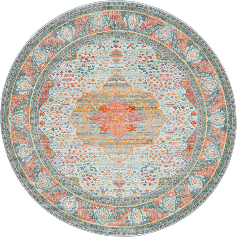 8' x 8' Lanier · Border rug