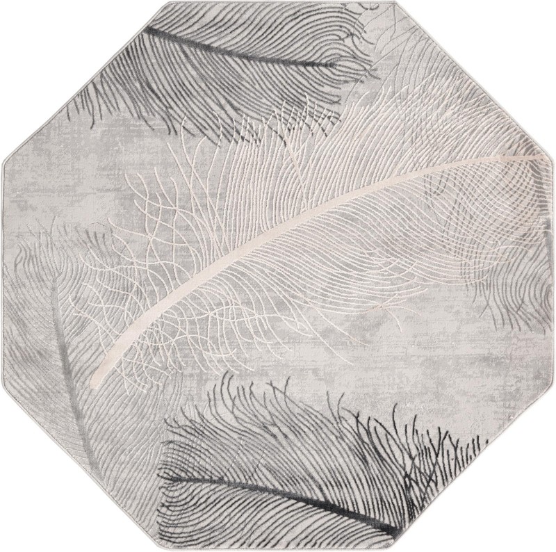 Chase · Abstract rug, gray